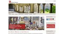 Desktop Screenshot of bonner-muenster.de