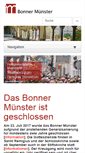 Mobile Screenshot of bonner-muenster.de