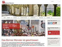 Tablet Screenshot of bonner-muenster.de